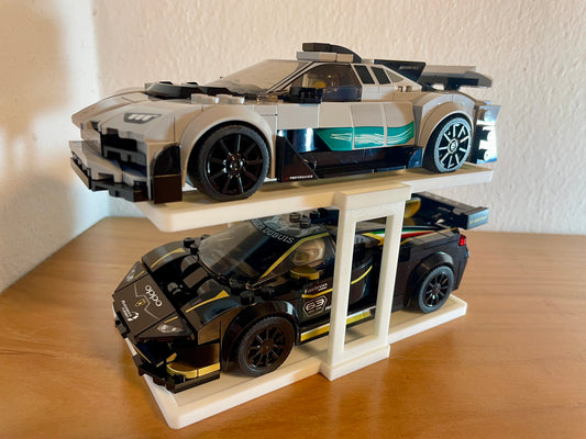 Display Stand for LEGO® Speed Champions – 2 Cars