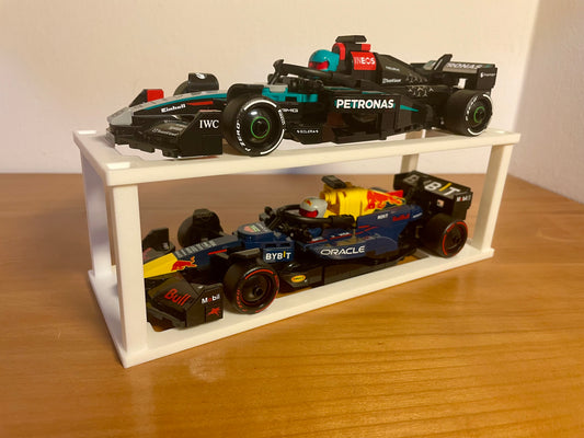 Formula 1 Display Stand for LEGO® Speed Champions – 2 Cars