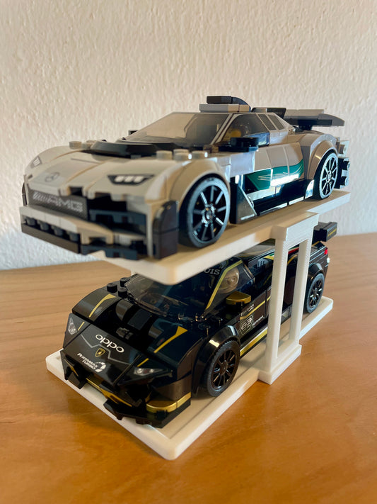 Display Stand for LEGO® Speed Champions – 2 Cars